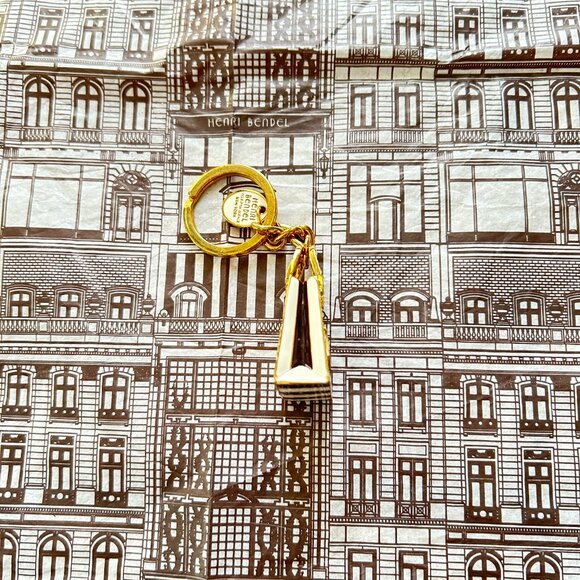 Henri Bendel Shopping Bag Charm/Key Ring/Key Chain/Key Fob - NWOT - Picture 2 of 6